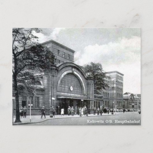 Oud Briefkaart - Katowice, Polen (Voorkant)