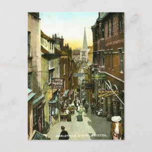 Oud Briefkaart - kerststallen, Bristol