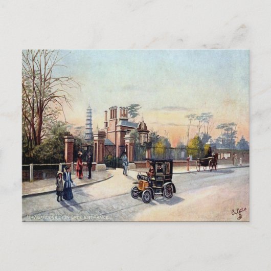Oud Briefkaart - Kew Gardens, Londen (Voorkant)