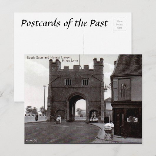 Oud Briefkaart - Kings Lynn, Norfolk (Voorkant / Achterkant)