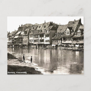 Oud Briefkaart - Klein Venedig, Bamberg, Beieren