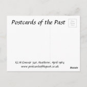 Oud Briefkaart - KLM Convair 340 (Achterkant)