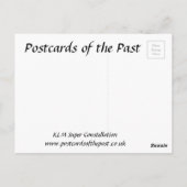 Oud Briefkaart - KLM Super Constellation (Achterkant)