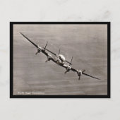 Oud Briefkaart - KLM Super Constellation (Voorkant)