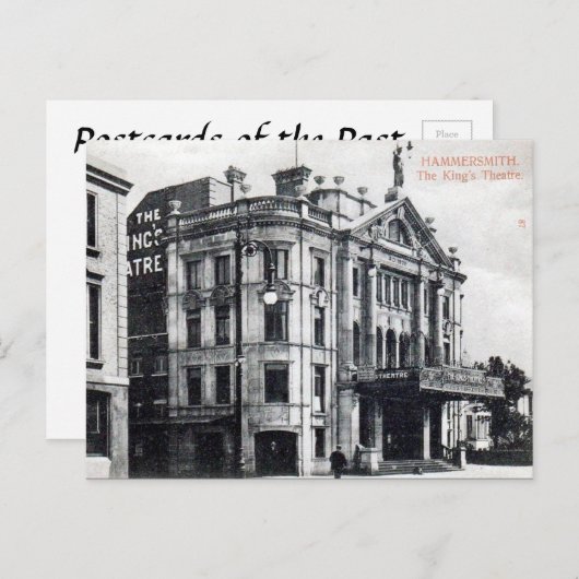 Oud Briefkaart - Koningstheater, Hammersmith (Voorkant / Achterkant)