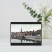 Oud Briefkaart - Kopenhagen, Denemarken (Staand voorkant)
