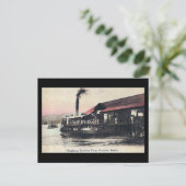 Oud Briefkaart - Kowloon Ferry, Hongkong (Staand voorkant)