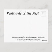 Oud Briefkaart - Kuala Lumpur, Maleisië (Achterkant)