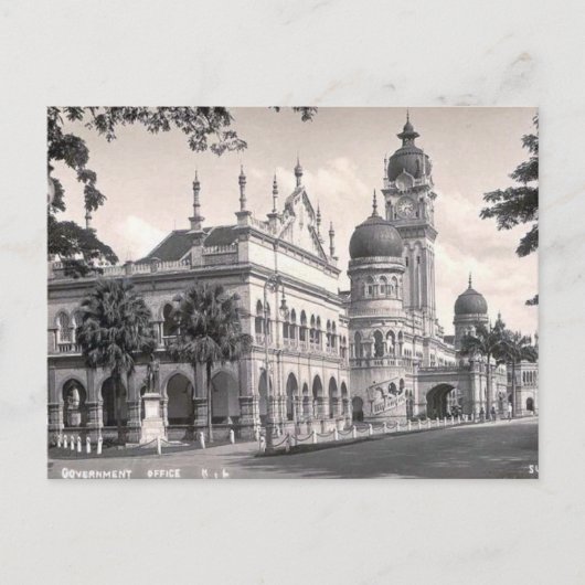 Oud Briefkaart - Kuala Lumpur, Maleisië (Voorkant)