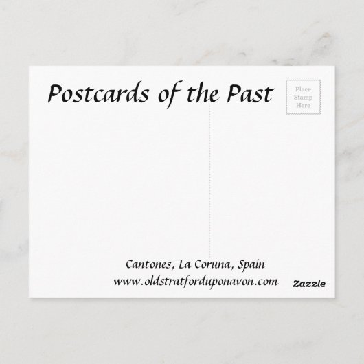 Oud Briefkaart - La Coruna, Spanje (Achterkant)