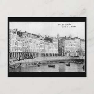 Oud Briefkaart - La Coruña, Spanje