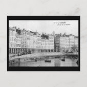 Oud Briefkaart - La Coruña, Spanje (Voorkant)