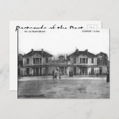 Oud Briefkaart - La Gare, Chaumont, Haute Marne (Voorkant / Achterkant)