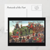 Oud Briefkaart - laatste trein van Ramsgate (Voorkant / Achterkant)