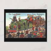 Oud Briefkaart - laatste trein van Ramsgate (Voorkant)