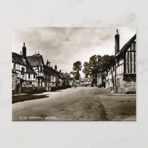 Oud Briefkaart - Lacock, Wiltshire, Engeland