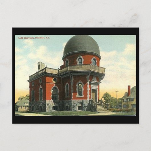 Oud Briefkaart - Ladd Observatory, Providence, RI (Voorkant)