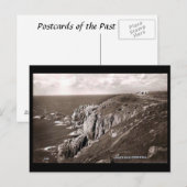 Oud Briefkaart - Land end, Cornwall (Voorkant / Achterkant)
