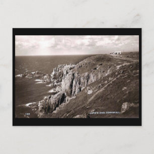 Oud Briefkaart - Land end, Cornwall