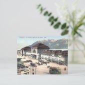 Oud Briefkaart - Lausanne, Zwitserland (Staand voorkant)