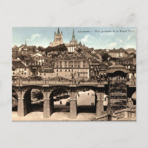 Oud Briefkaart - Lausanne, Zwitserland