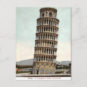 Oud Briefkaart - Leaning Tower of Pisa