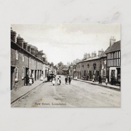 Oud Briefkaart - Leominster, Herefordshire (Voorkant)