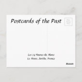 Oud Briefkaart - Les 24 Heures du Mans (Achterkant)