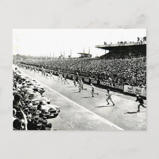 Oud Briefkaart - Les 24 Heures du Mans (Voorkant)