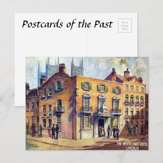 Oud Briefkaart - Lincoln, Engeland (Voorkant / Achterkant)