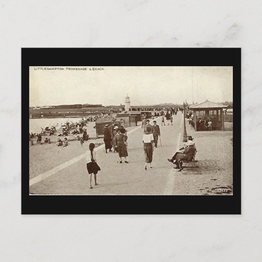 Oud Briefkaart - Littlehampton, Sussex (Voorkant)