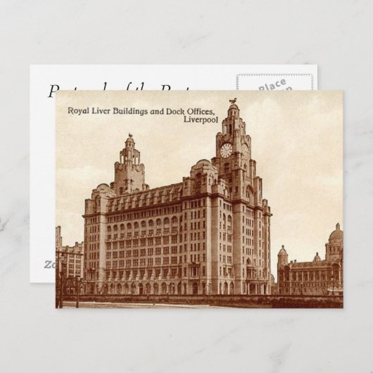 Oud Briefkaart - Liverpool (Voorkant / Achterkant)