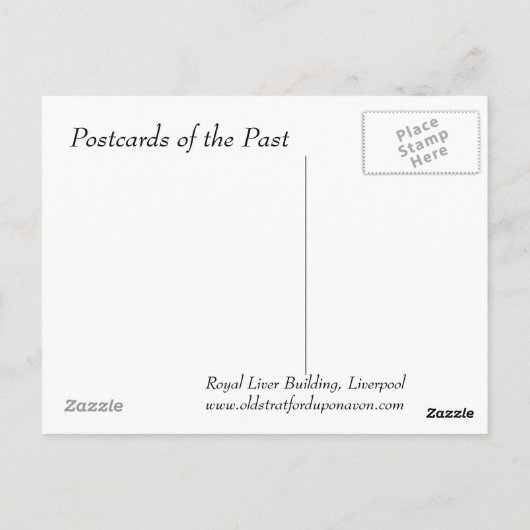 Oud Briefkaart - Liverpool (Achterkant)