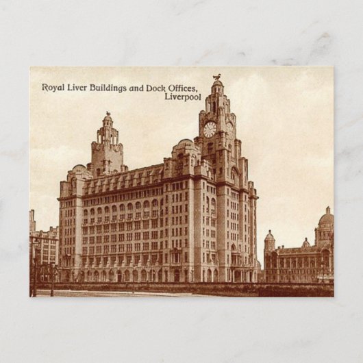 Oud Briefkaart - Liverpool (Voorkant)