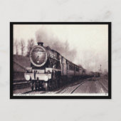 Oud Briefkaart - LMS-trein "De Mancunian" (Voorkant)