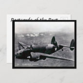 Oud Briefkaart - Lockheed Hudson Light Bomber (Voorkant / Achterkant)