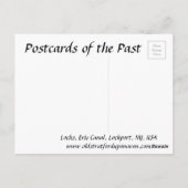 Oud Briefkaart - Lockport, NY, VS (Achterkant)