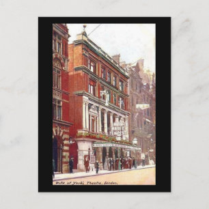 Oud Briefkaart - Londen, hertog van het theater va