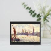 Oud Briefkaart - Londen, Kamers van het Parlement (Staand voorkant)