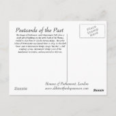 Oud Briefkaart - Londen, Kamers van het Parlement (Achterkant)