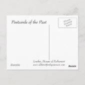 Oud Briefkaart - Londen, Kamers van het Parlement (Achterkant)