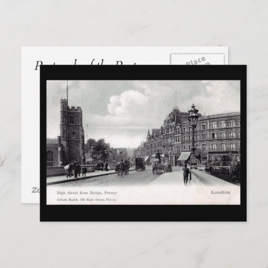 Oud Briefkaart - Londen, Putney (Voorkant / Achterkant)