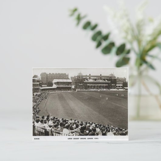 Oud Briefkaart - Lord's Cricket Ground, Londen (Staand voorkant)