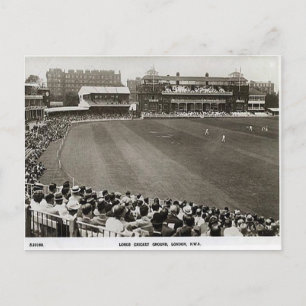 Oud Briefkaart - Lord's Cricket Ground, Londen