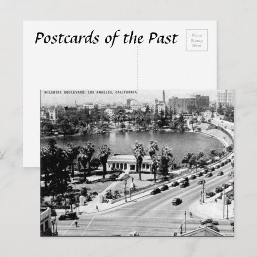 Oud Briefkaart - Los Angeles, Californië (Voorkant / Achterkant)