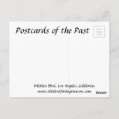 Oud Briefkaart - Los Angeles, Californië (Achterkant)