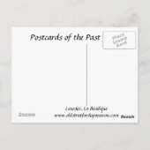 Oud Briefkaart - Lourdes, La Basilique (Achterkant)