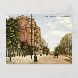 Oud Briefkaart - Lublin, Polen