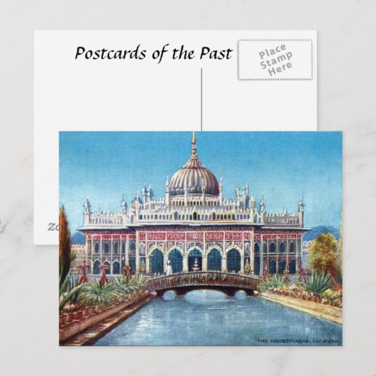 Oud Briefkaart - Lucknow, India (Voorkant / Achterkant)