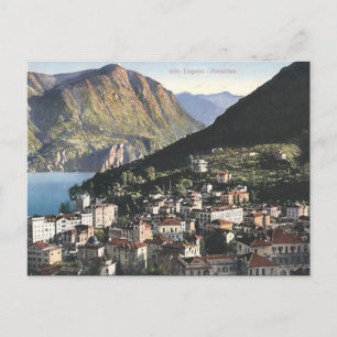 Oud Briefkaart - Lugano - Paradiso, Zwitserland